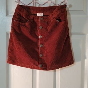 Corduroy skirt